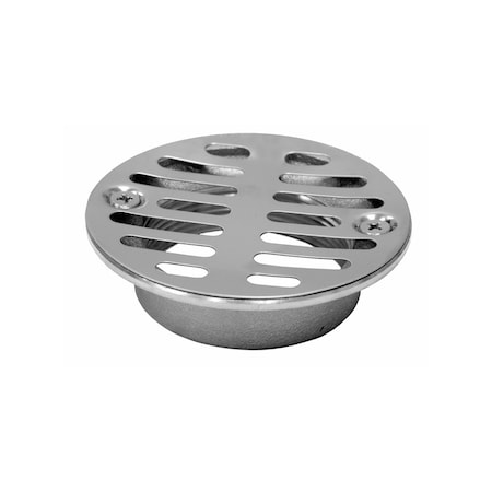 Jones Stephens 2in. Female Iron Pipe Shower Drain with Cast Brass Body and Stainless Steel Strainer D40200